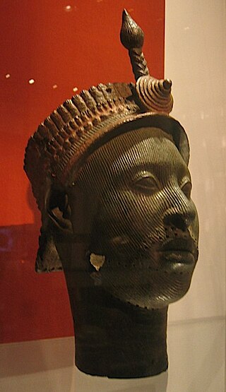 Busto em bronze do rei de Ifé. Museu Britânico
