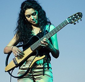 Ирина Игнатюк во время своего концерта