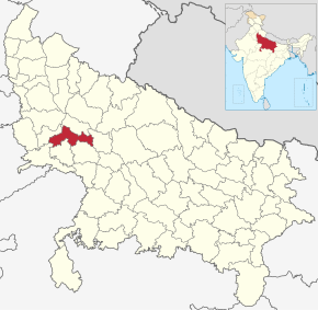 Kart over Kanshiram Nagar