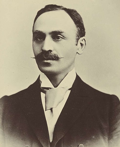 Isaacs in the 1898 Australasian Federal Convention album.