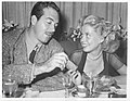 John Payne and Gloria DeHaven night-clubbing, 1944