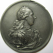Eenzijdige loodafslag van een onvoltooid gebleven grote medaille met het portret van keizer Jozef II. Waarschijnlijk vlak voor het overlijden van de keizer in 1790 gemaakt en daardoor onvoltooid.