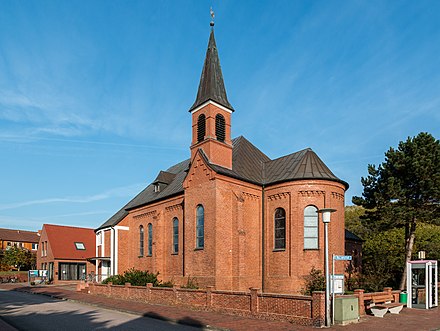 Catholic church Zu den heiligen Schutzengeln (To the Holy Guardian Angels) in Juist