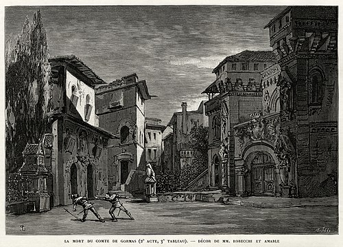 Jules Massenet - Le Cid 2e Acte, 3e Tableau - L'Illustration