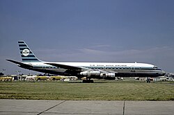 Onnettomuuskonetta muistuttava KLM:n DC-8-55F