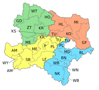 <span title="German-language text"><i lang="de">Weinviertel</i></span> Subdivision of the region of Lower Austria