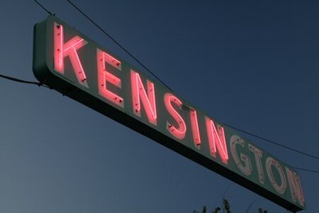 Kensington sign