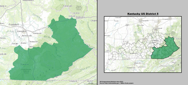 File:Kentucky US Congressional District 5 (since 2013).tif