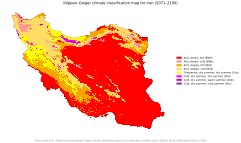 Koppen-Geiger Map IRN future.svg