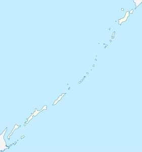 色丹島の位置（千島列島内）