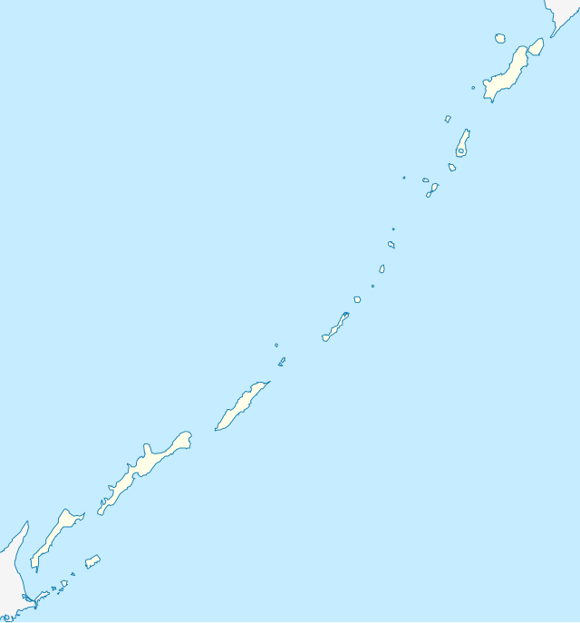 クリリスクの位置（千島列島内）