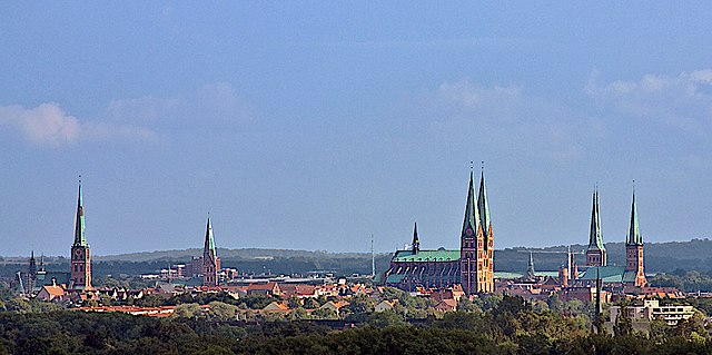 The Seven Towers of Lübeck