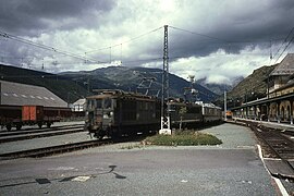 BB 4100 et 8500 en gare de Latour-de-Carol - Enveitg.