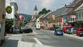 <span class="mw-page-title-main">Lavamünd</span> Place in Carinthia, Austria