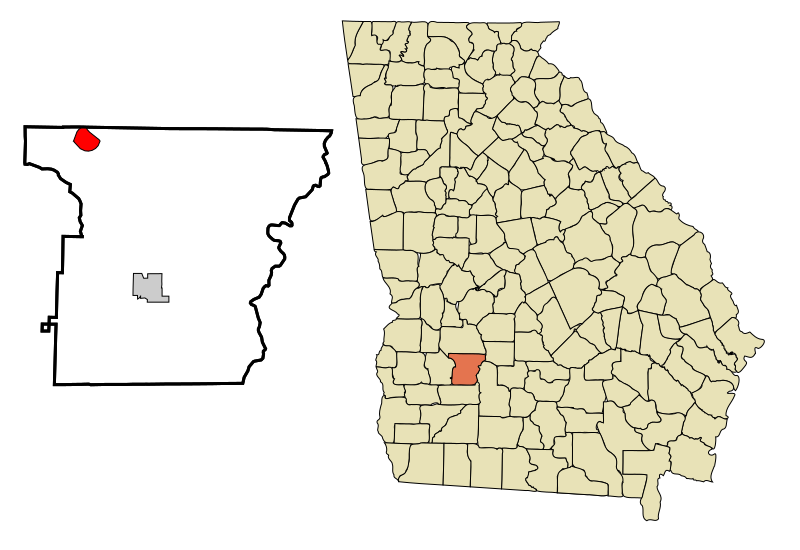 File:Lee County Georgia Incorporated and Unincorporated areas Smithville Highlighted.svg