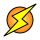 File:Lightning Bolt on Circle.svg