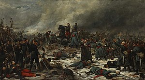 Lionel Royer - Bataille d'Auvours, le 10 janvier 1871 (1874).jpg