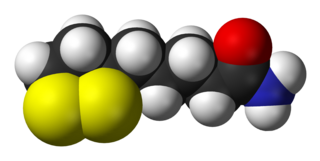 <span class="mw-page-title-main">Lipoamide</span> Chemical compound