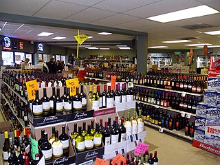 Liquor store Retail shop that sells alcohol