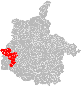 Localização da comunidade de comunas de Plaines du Porcien