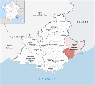 Arrondissement of Grasse Arrondissement in Provence-Alpes-Côte dAzur, France