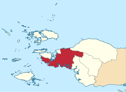 Reggenza di Sorong – Mappa