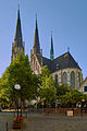 Propsteikirche St. Ludgerus, auch Ludgerusdom genannt, in Billerbeck. This is a photograph of an architectural monument. It is on the list of cultural monuments of Billerbeck, no. 11.