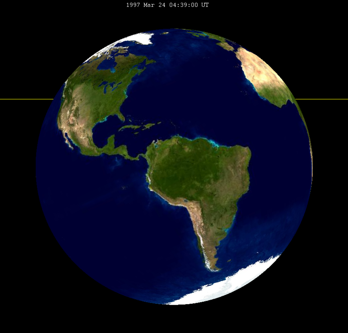 Lunar eclipse from moon-1997Mar24.png