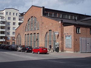 Gjuteri vid Luth & Roséns verkstäder i Stockholm