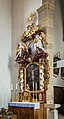 * Nomination Left side altar in the catholic parish church in Mürsbach --Ermell 16:08, 29 September 2021 (UTC) * Promotion  Support Good quality. --Halavar 16:33, 29 September 2021 (UTC)