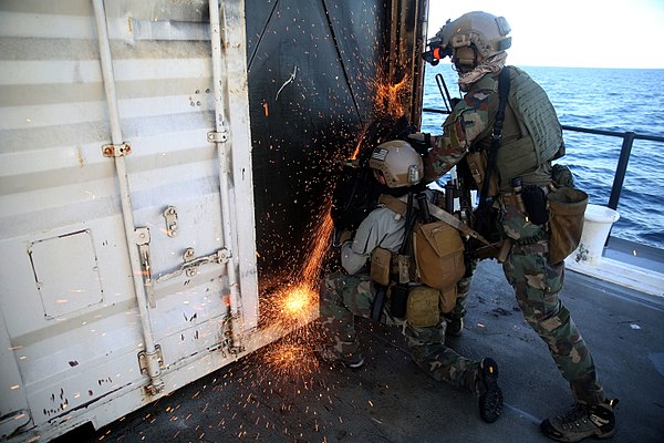 Marine Raiders fine-tune Visit, Board, Search and Seizure (VBSS) skills.