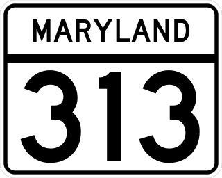 <span class="mw-page-title-main">Maryland Route 313</span> Highway in Maryland