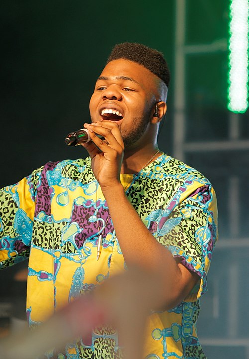 MNEK performing at Glastonbury in 2014