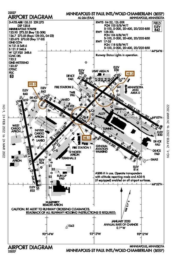 Parking at MSP airport: Terminal 1 and 2 ramps, rates, map, park