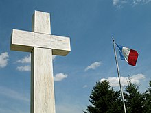 Acadian Landing Site at Maine Acadian Culture (affiliated area) MadawaskaME AcadianLandingCross.jpg