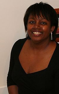 Malorie Blackman, a first time writer for the show, co-wrote Rosa with Chris Chibnall Maloriesmall.jpg