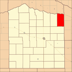 Map highlighting Steel Creek Township, Holt County, Nebraska.svg