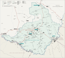 Map of Big Bend