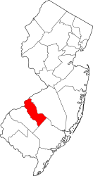 Contea di Camden – Mappa