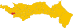 Map of comune of Salara (province of Rovigo, region Veneto, Italy).svg
