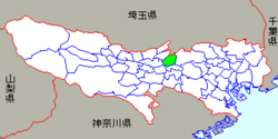 西東京市の位置
