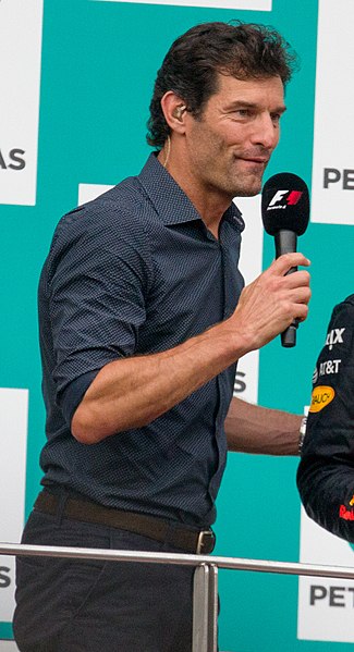 Mark Webber (pictured in 2017) finished second in the Drivers' Championship with three wins and 39 points.