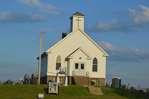 Methodist church at Crooked Tree