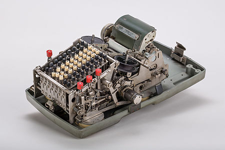 Brunsviga 800 mechanical calculator from 1952.