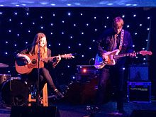 Meg Baird performing at Brudenell Social Club, Leeds, UK, 2015.jpg