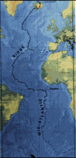 Mid-Atlantic Ridge A divergent tectonic plate boundary that in the North Atlantic separates the Eurasian and North American plates, and in the South Atlantic separates the African and South American plates