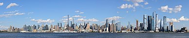 Midtown Manhattan from Weehawken September 2021 panorama 1.jpg