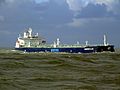 Minerva Lisa approaching Port of Rotterdam.