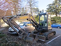 Mini-excavator Volvo ECR50D în Lyon 1 (februarie 2019) .jpg