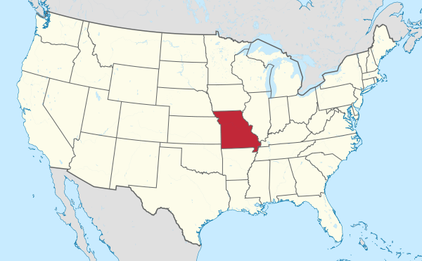 Missouri in United States (US48).svg